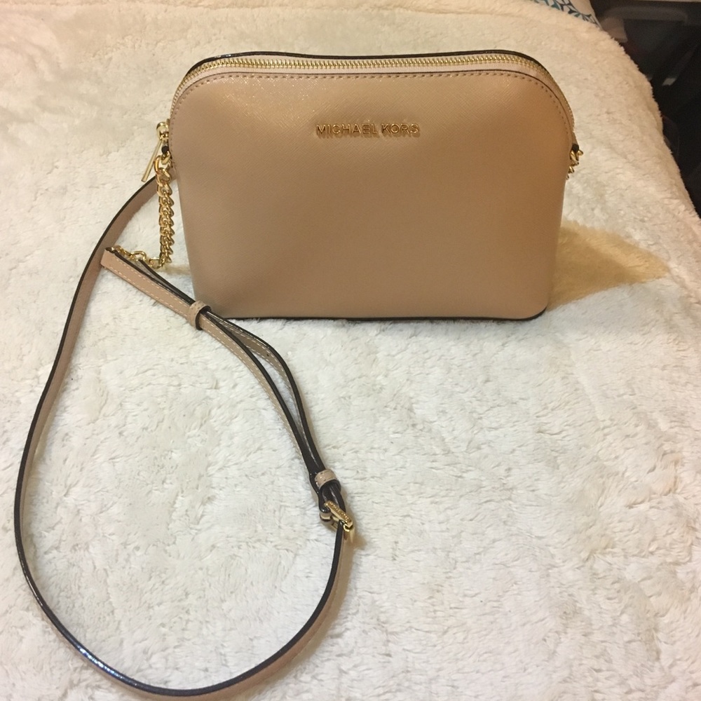Michael Kors Cindy Saffiano Crossbody in Ballet